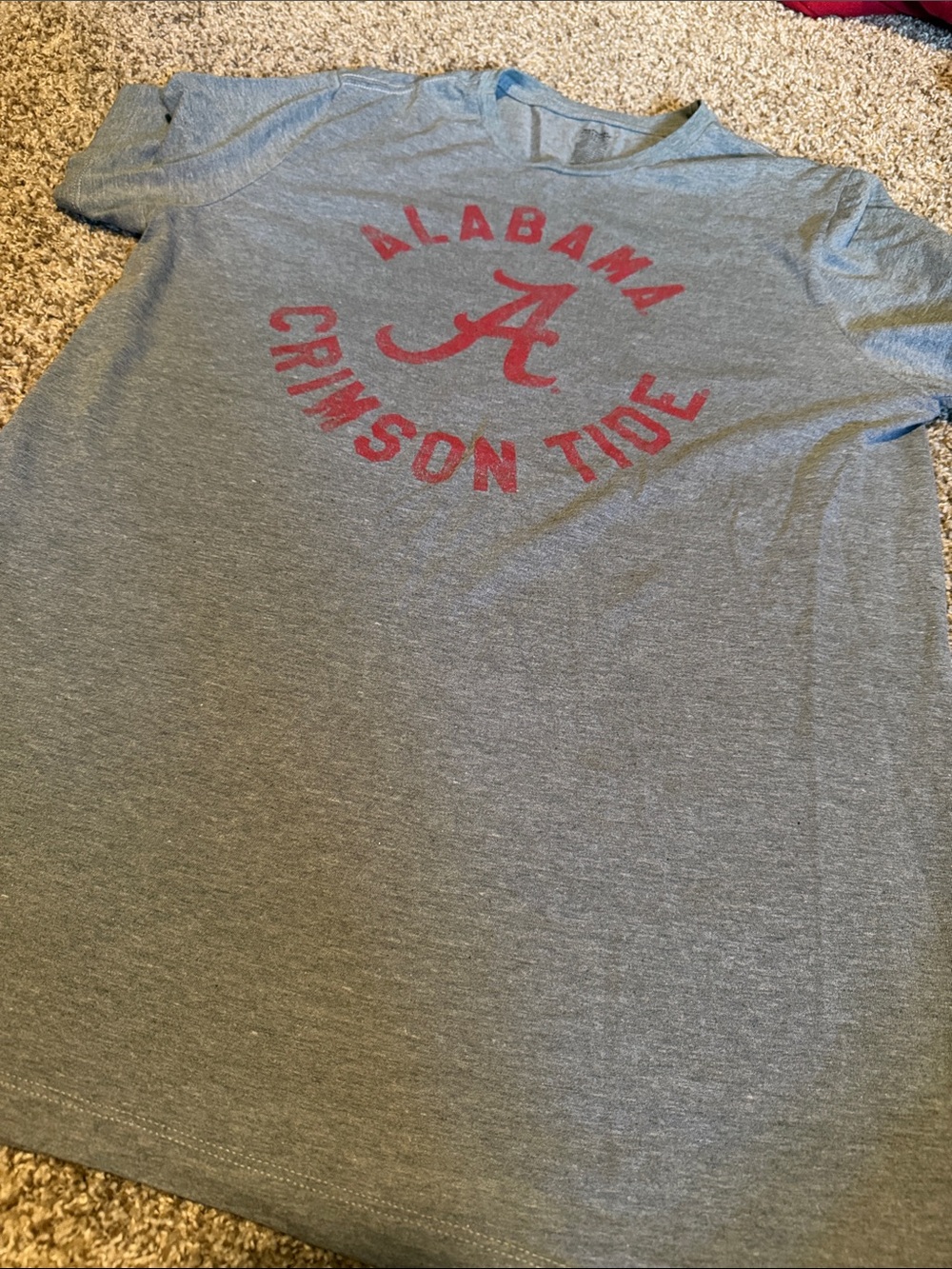 Alabama Crimson Tide gray tee (L) - EUC!